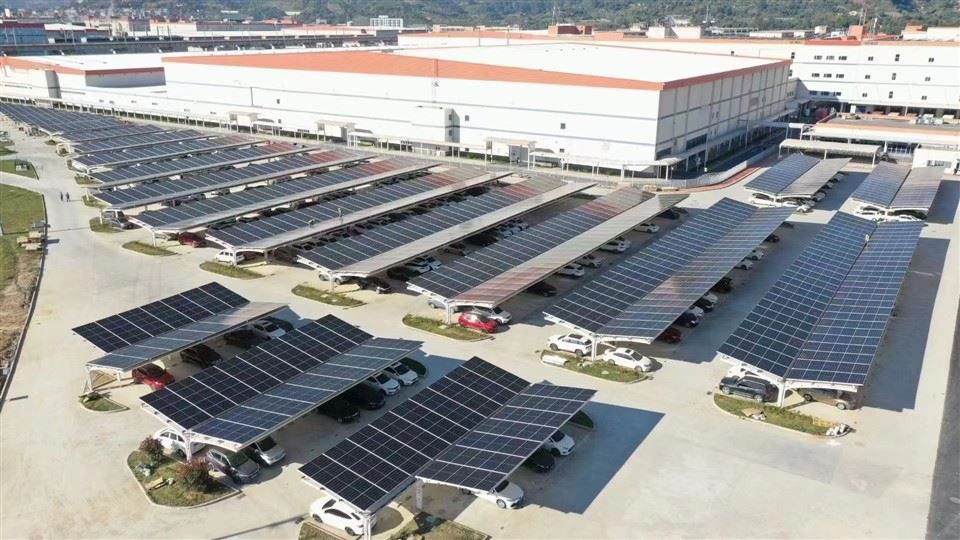 Komplett carport solsystem